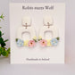 Elle - pastel florals on pure white