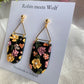 Melissa - gold ball drop earring